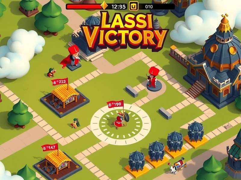Lassi Valiant Victory gameplay screenshot showing strategic battle